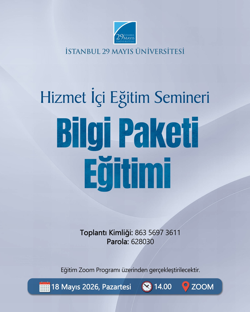 Hizmet İçi Eğitim Semineri Bilgi Paketi Eğitimi