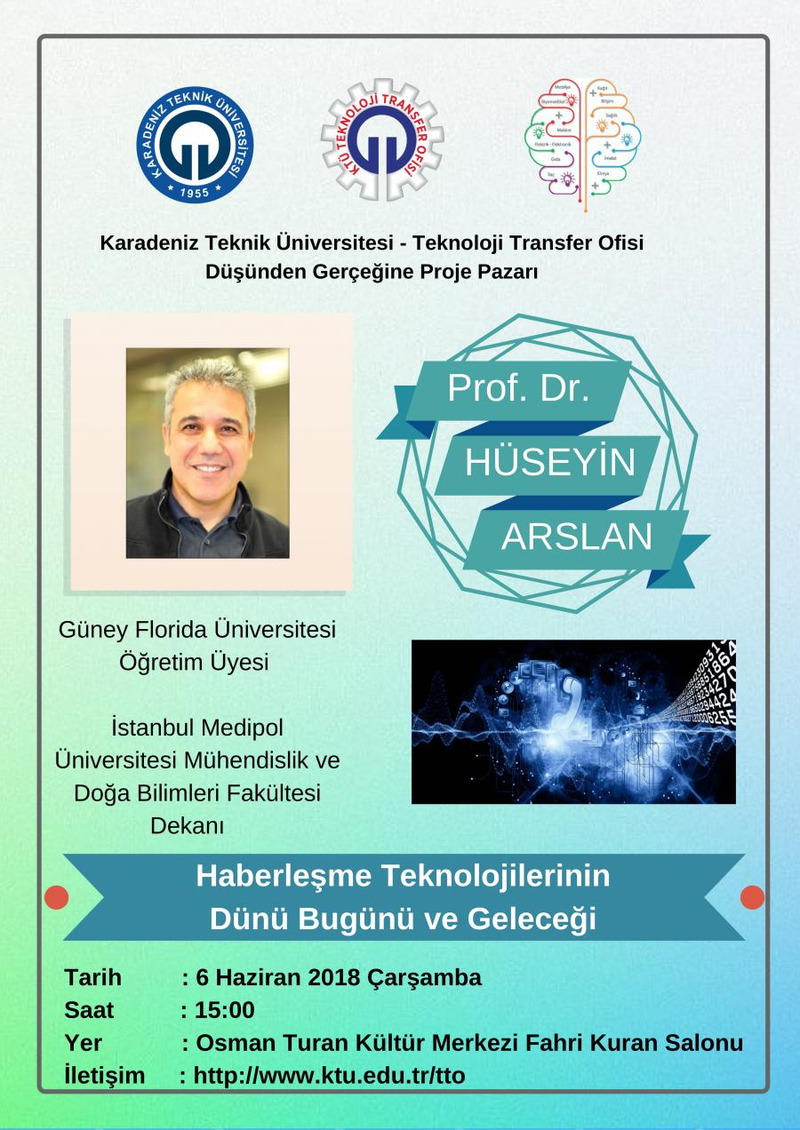 Haberleşme Teknolojilerinin Dünü, Bugünü ve Geleceği Konulu Seminere Davetlisiniz
