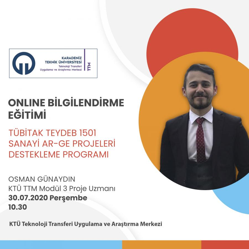 TÜBİTAK TEYDEB 1501 Sanayi Ar-Ge Projeleri Destekleme Programı Bilgilendirme Etkinliği