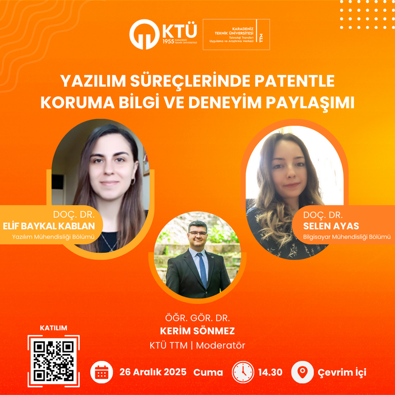 Yazılım Süreçlerinde Patentle Koruma Bilgi ve Deneyim Paylaşımı
