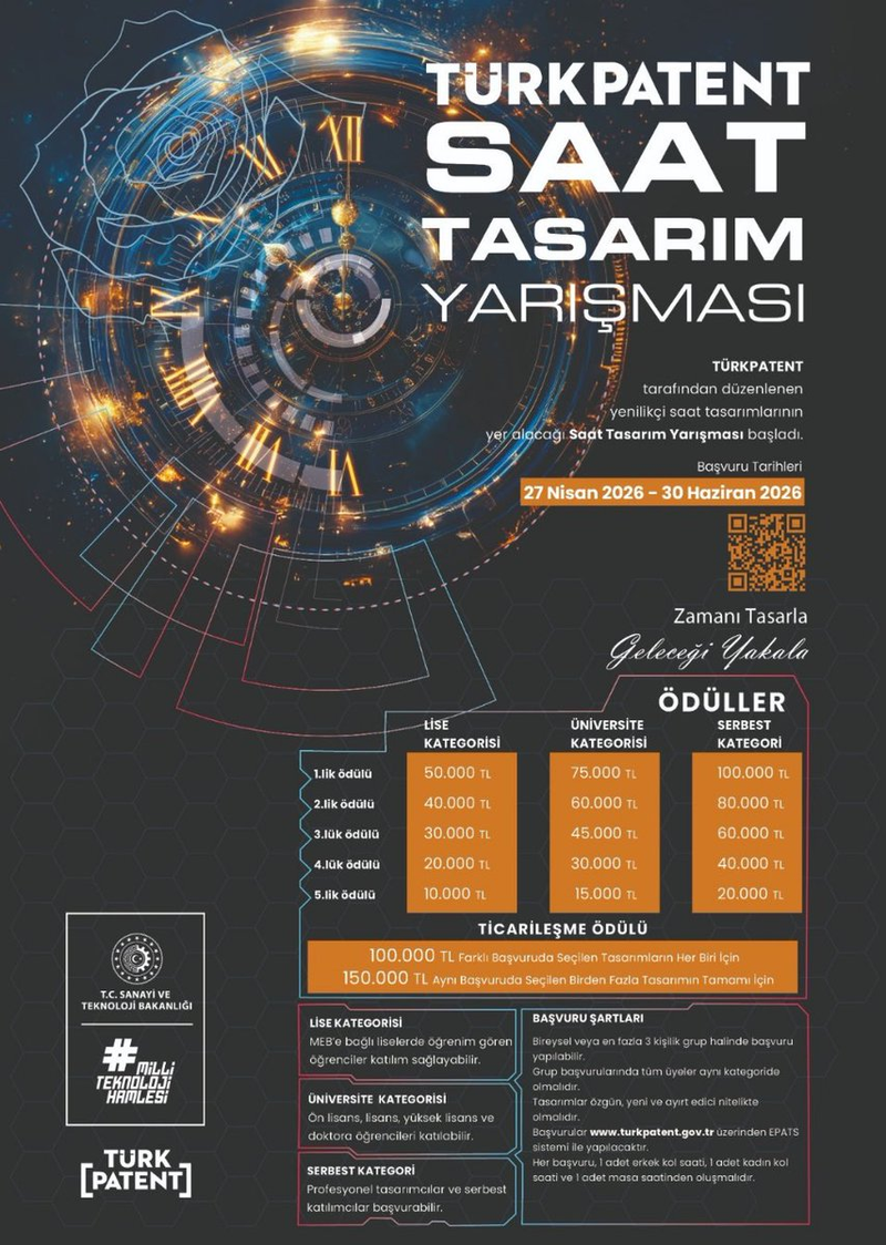 TÜRKPATENT Saat Tasarım Yarışması