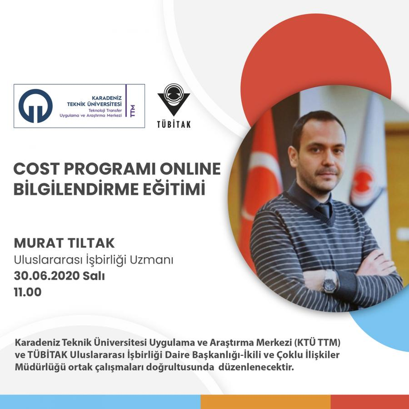 COST Programı Online Bilgilendirme Eğitimi