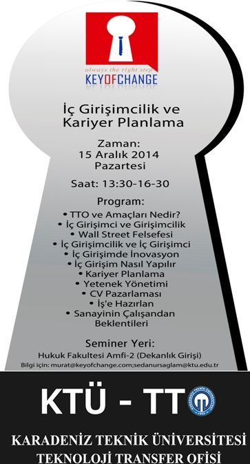 İç Girişimcilik ve Kariyer Planlama Semineri