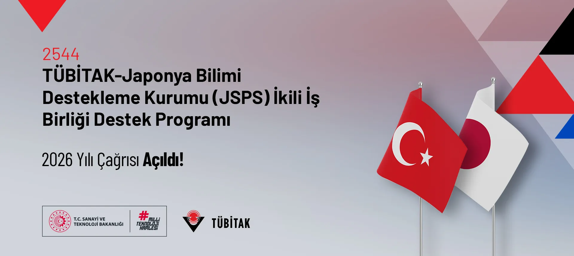 TÜBİTAK–JSPS Japonya İkili İş Birliği Çağrısı