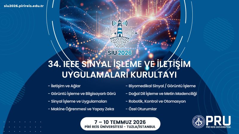 34. Sinyal İşleme ve İletişim Uygulamaları Kurultayı