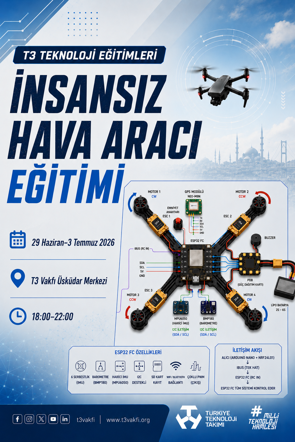 T3 İnsansız Hava Aracı Eğitimleri