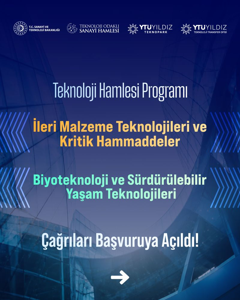 Teknoloji Hamlesi Programı:  İleri Malzeme Teknolojileri ve Kritik Hammaddeler