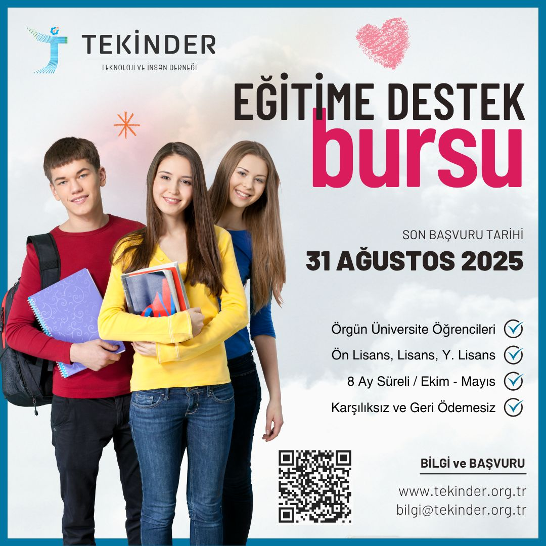 Teknoloji ve İnsan Derneği Burs Başvuruları