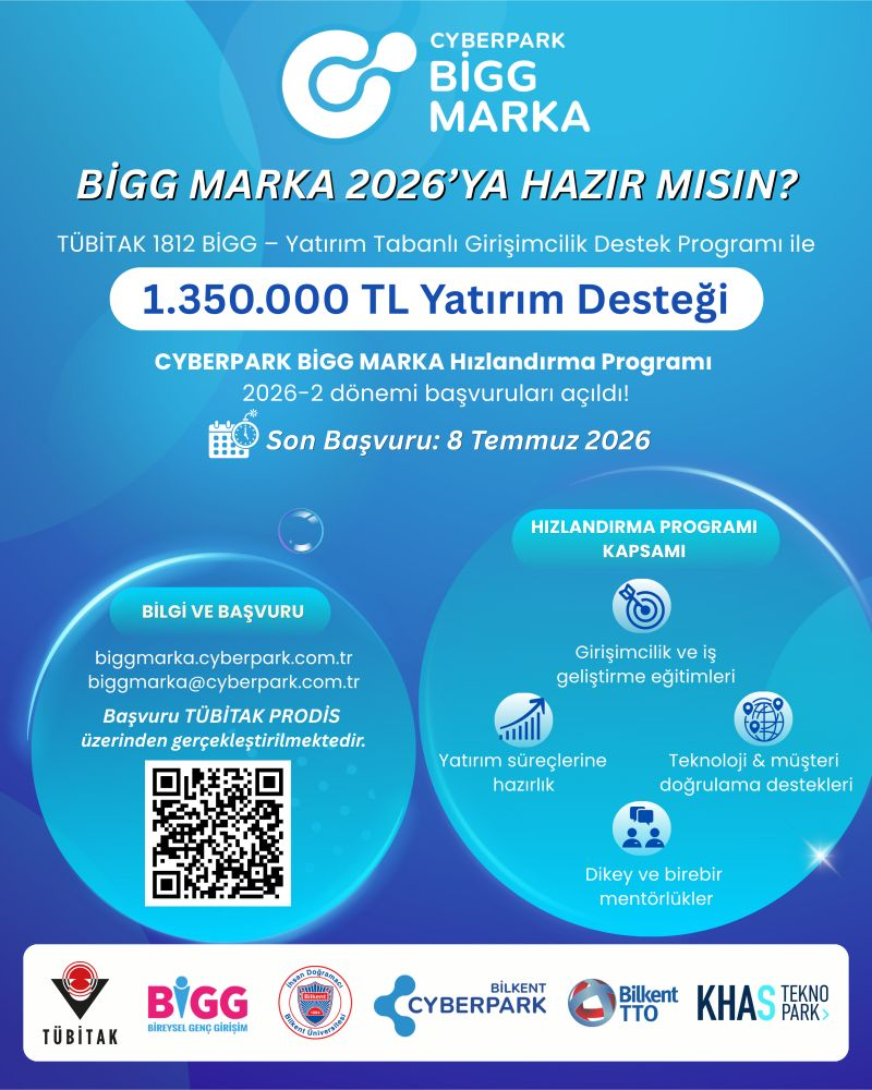 BİGG MARKA 2026-2 Dönemi Hızlandırma Programı Başvuruları