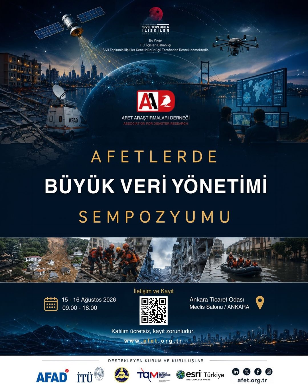 Afetlerde Büyük Veri Yönetimi Sempozyumu