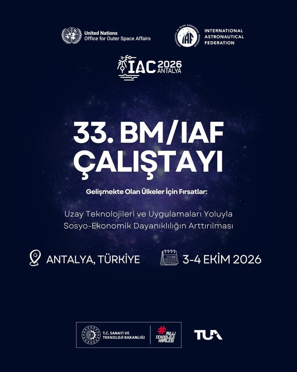33. BM/IAF Çalıştayı