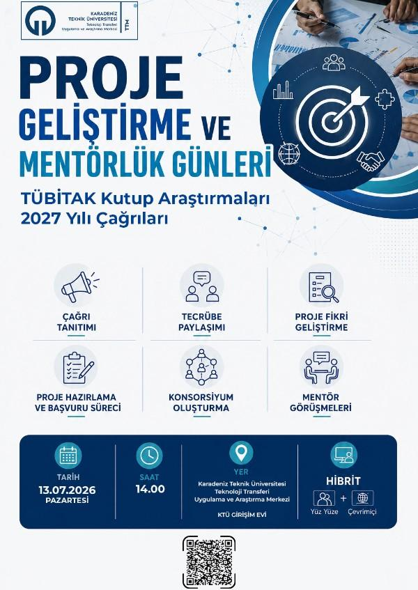 TÜBİTAK Kutup Araştırmaları 2027 Yılı Çağrıları Proje Geliştirme ve Mentörlük Günleri