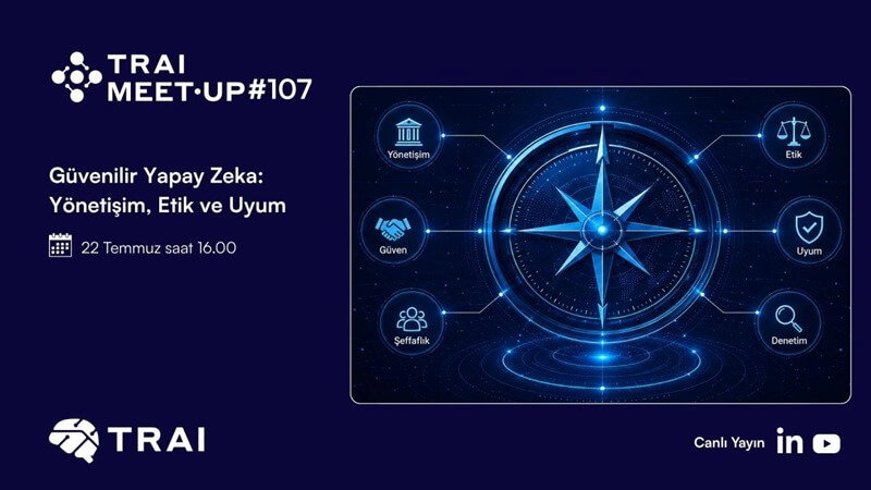 TRAI Meet-Up #107: Güvenilir Yapay Zeka: Yönetişim, Etik ve Uyumluluk