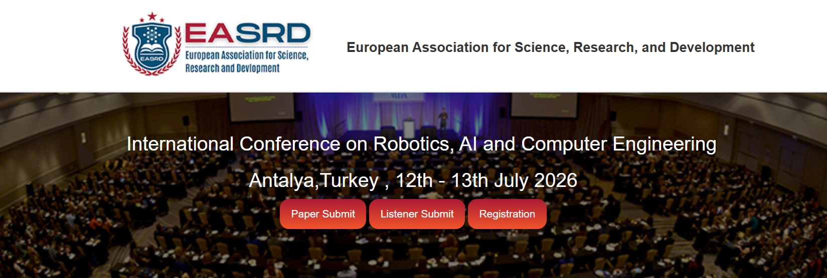 International Conference on Robotics, AI and Computer Engineering