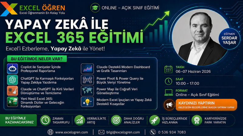 Yapay Zeka ile Excel 365 Eğitimi