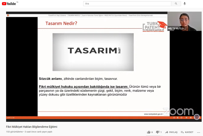 Türk Patent ve Marka Uzmanlarından Fikri Mülkiyet Hakları Bilgilendirme Eğitimi