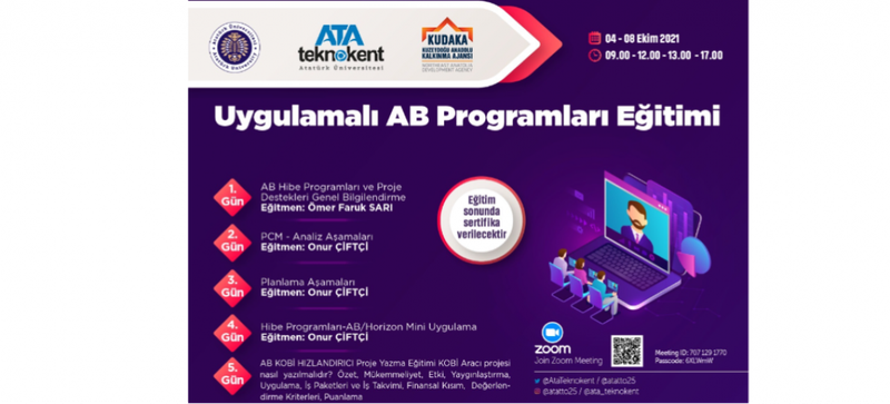AB PROGRAMLARI EĞİTİMİ (UYGULAMALI)