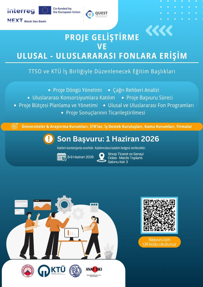 Proje Geliştirme ve Ulusal/Uluslararası Fonlara Erişim - Sinop Etkinliği